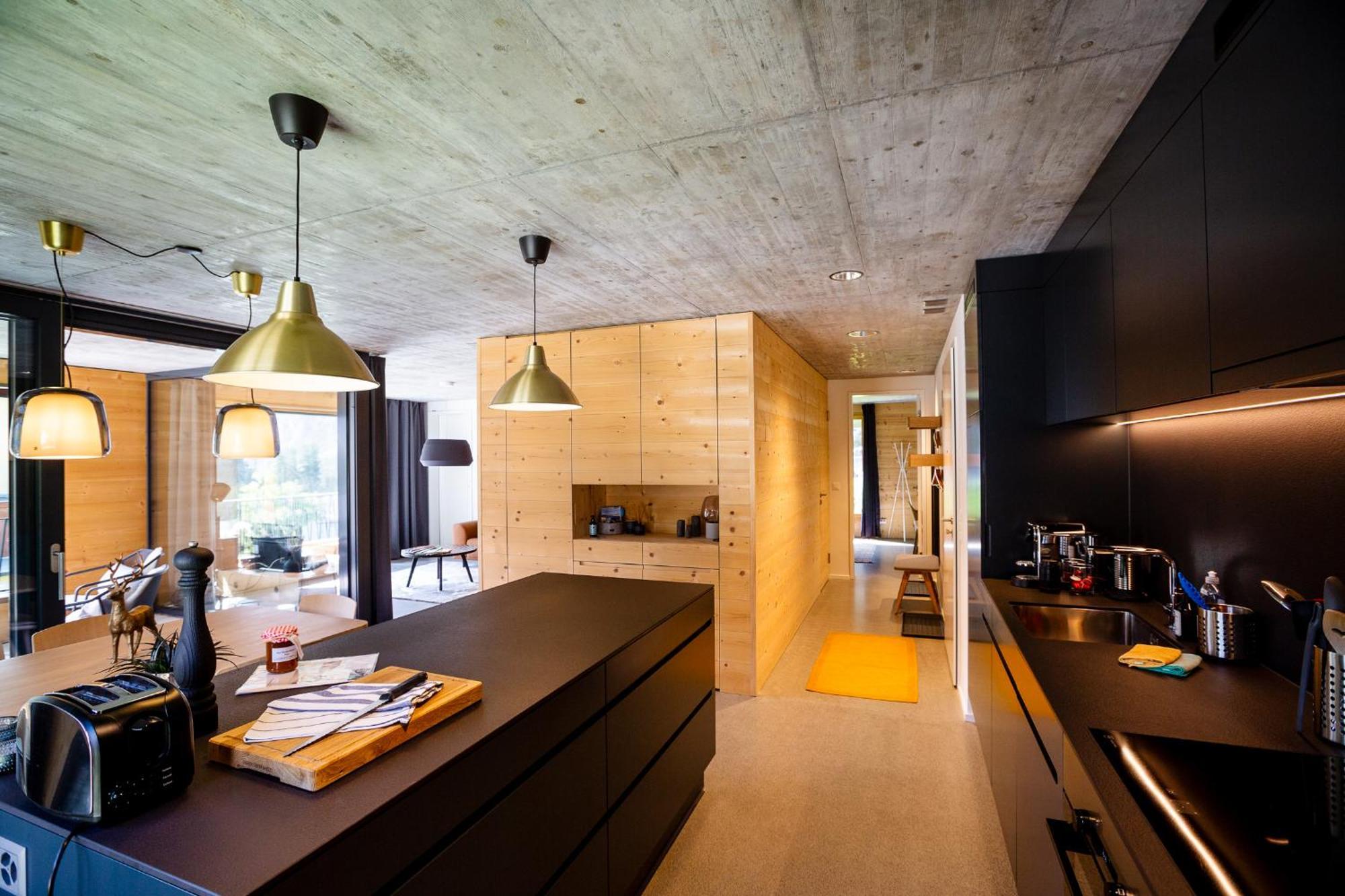 Haus Burgermeister Wohnung Aelplihorn 阿罗萨 外观 照片
